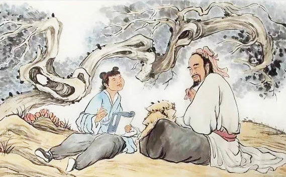Ngay cả trẻ em, Khổng Tử cũng coi là thầy để học. (Ảnh: daoduckinh)